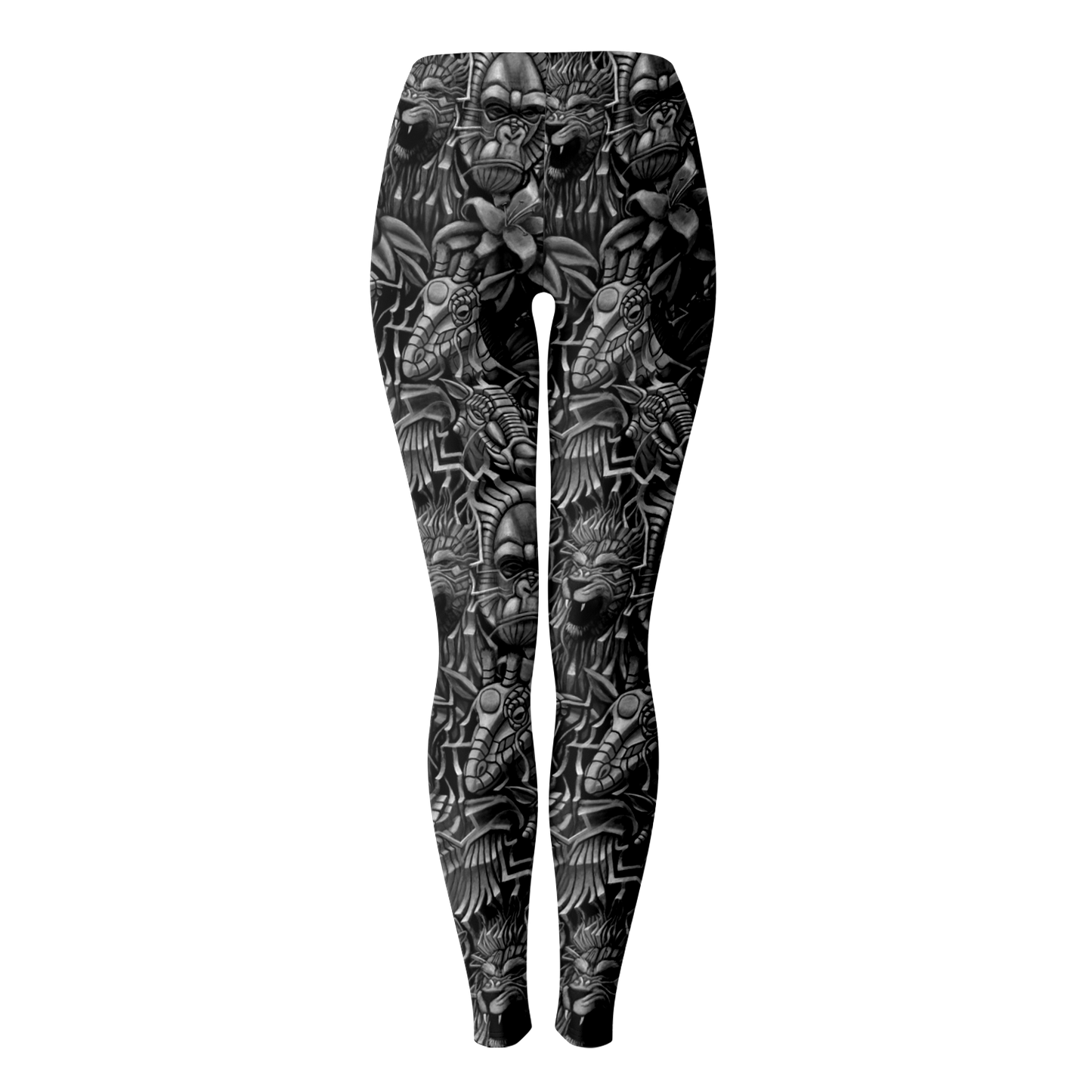 Animal Kingdom | Leggings | Gray Black