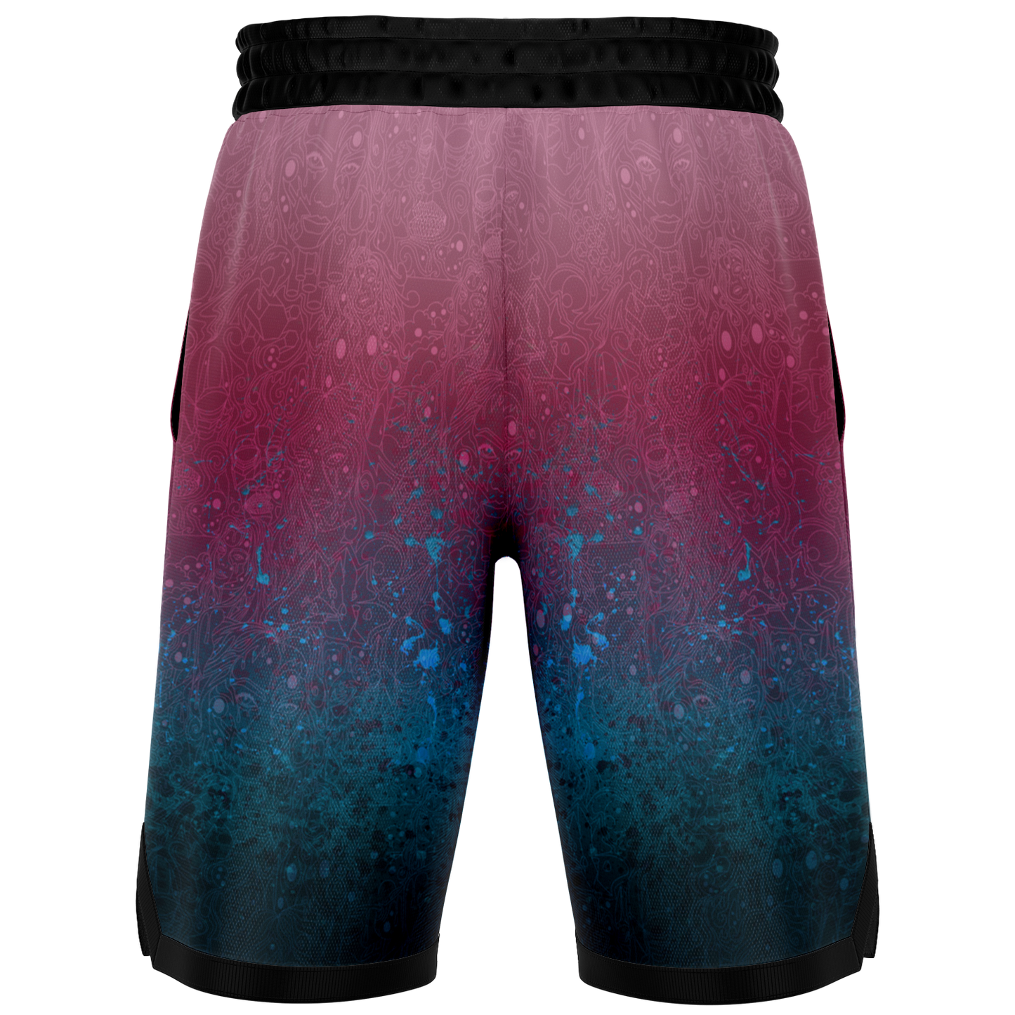 The Scene | AOP Basketball Shorts | Citric Acid
