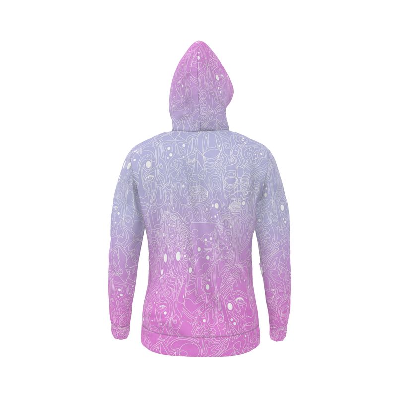 The Scene AOP Hoodie - Cotton Candy