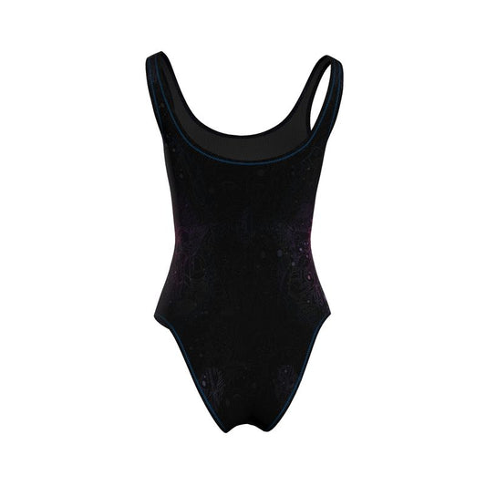 The Scene AOP One Piece Swimsuit - Nebulae Red