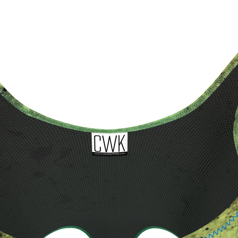 CWK Canvas Drip AOP One Piece Swimsuit - Acid