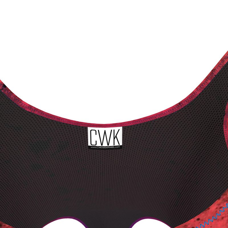 CWK Canvas Drip AOP One Piece Swimsuit - Thermal