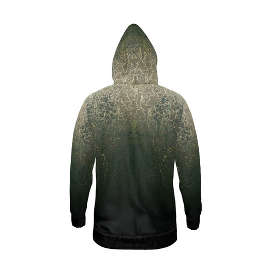 Above the Clouds | AOP Hoodie | Forest Sand
