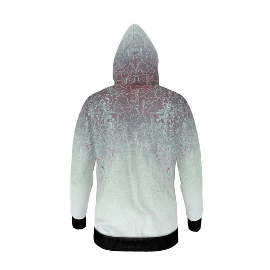 Above the Clouds | AOP Hoodie | Black Cherry Ice