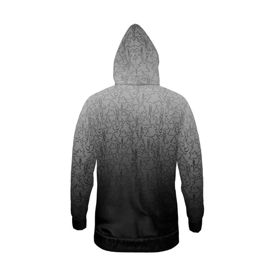 Above the Clouds | AOP Hoodie | Gray-Dient