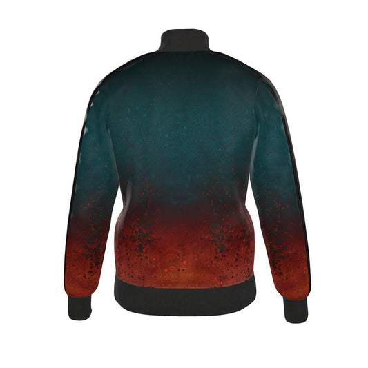 The Scene | AOP Track Jacket | Teal Coral