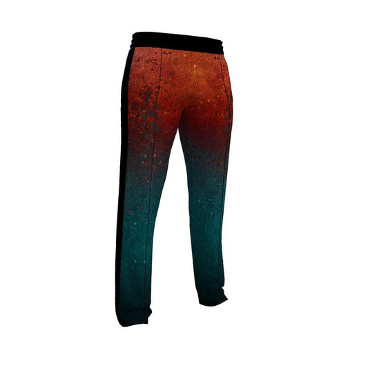 The Scene | AOP Track Pants | Teal Coral