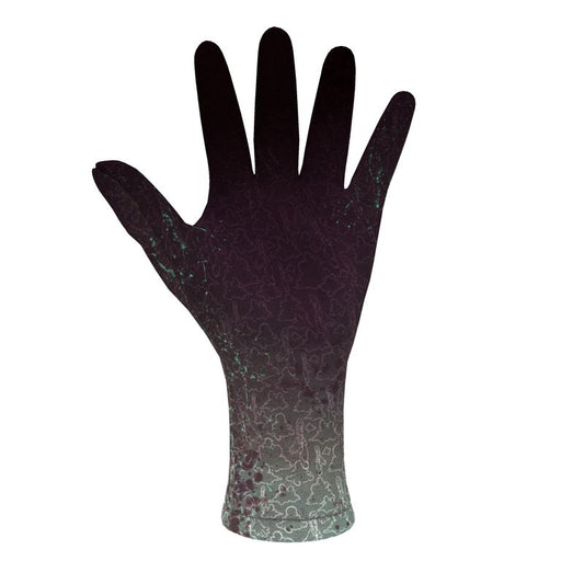 Above the Clouds | Fleece Gloves | Plum Cyan