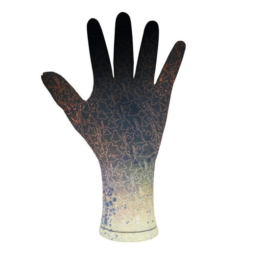 Above the Clouds | Fleece Gloves | Orange Dream