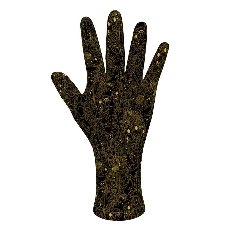 The Scene | Fleece Gloves | Gold