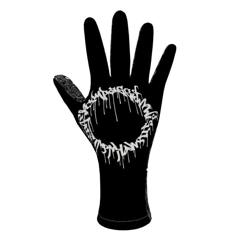 Above the Clouds Halo | Fleece Gloves | White