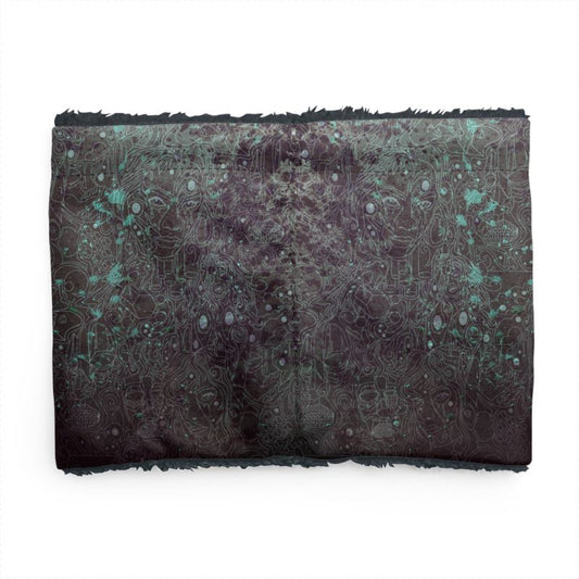 The Scene | Sherpa Snood | Plum Cyan