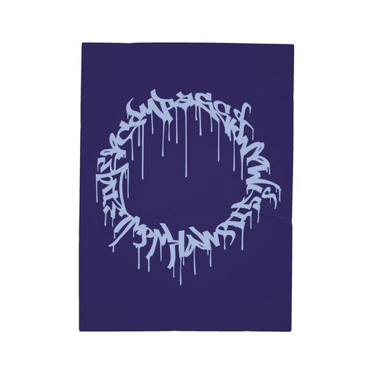 The Scene AOP | Double Sided Blanket | Lavender