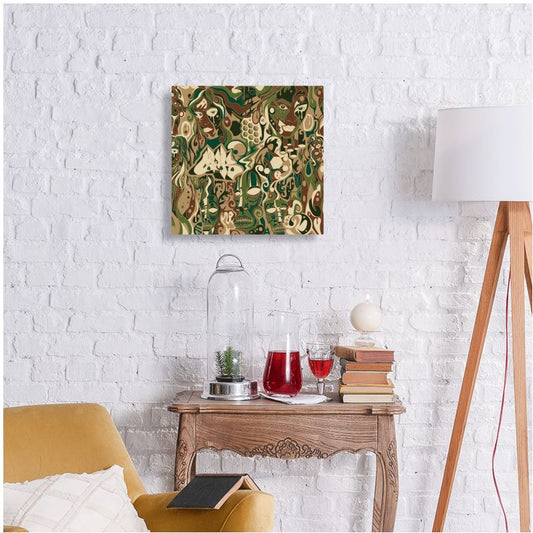 The Scene AOP | Metal Print | Camo