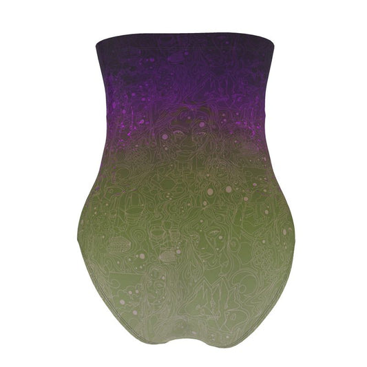 The Scene | Strapless Swimsuit | Acid Rain