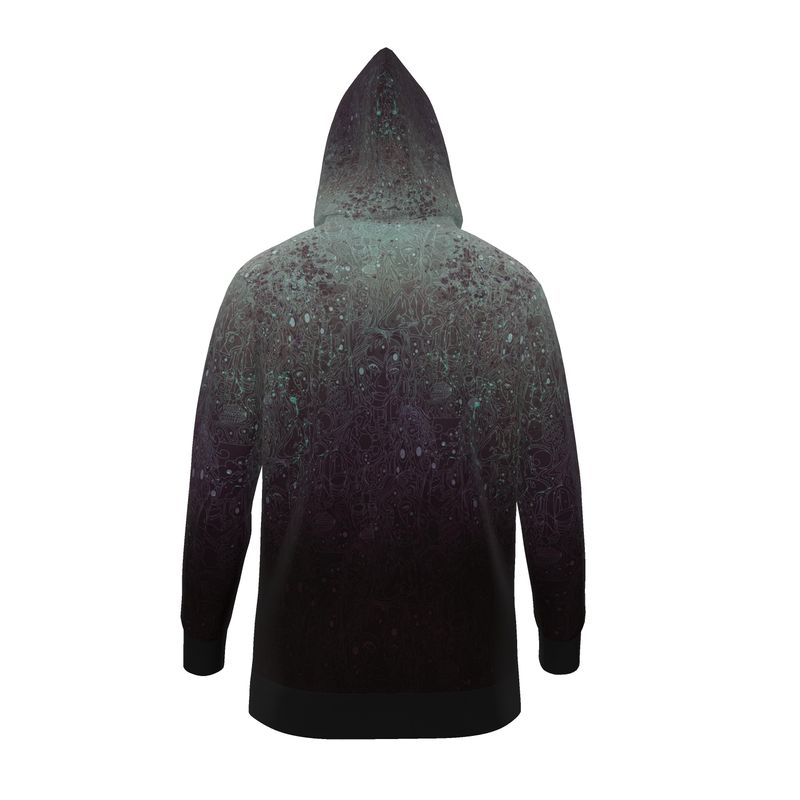 The Scene | AOP Hoodie | Plum Cyan