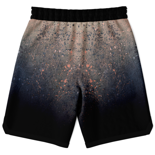 The Scene | AOP Basketball Shorts | Orange Dream