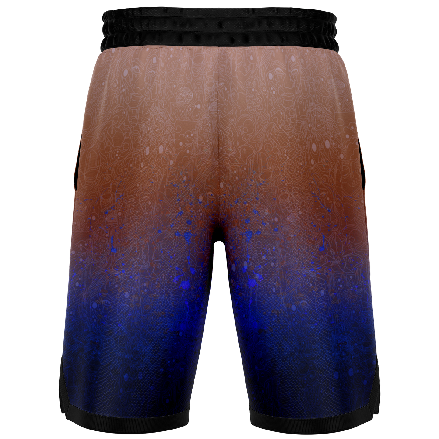 The Scene | AOP Basketball Shorts | Acid Sky