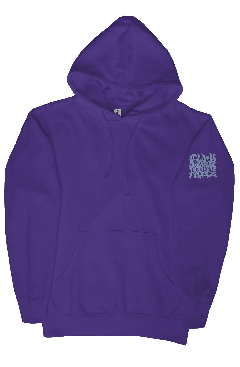 Angel Can Purple - Embroidered independent pullover hoody