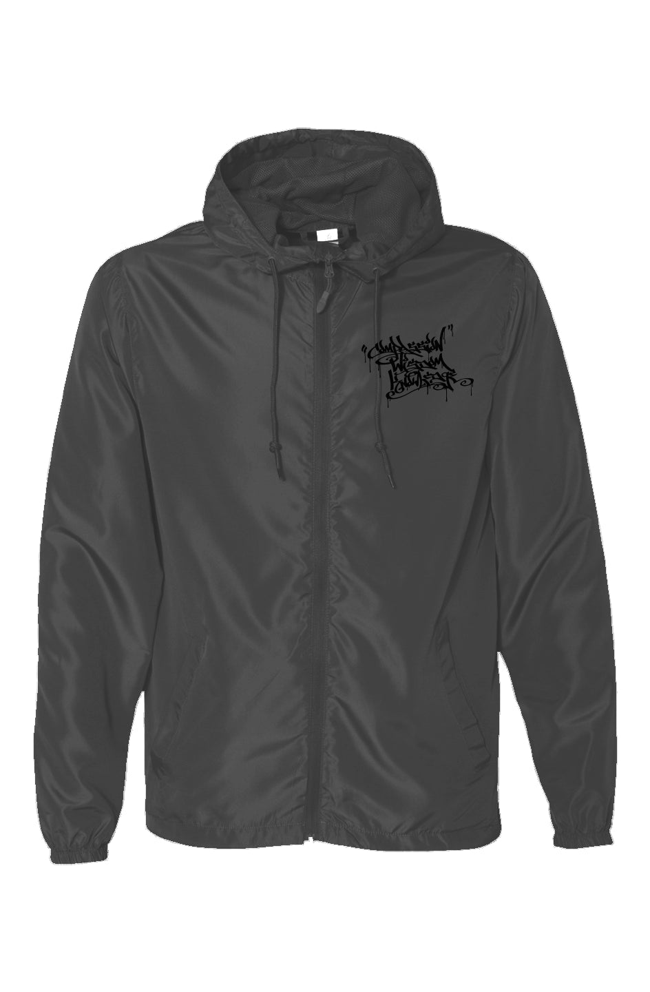 CWK Angel Can - Graphite Water Resistant Lightweight Windbreaker