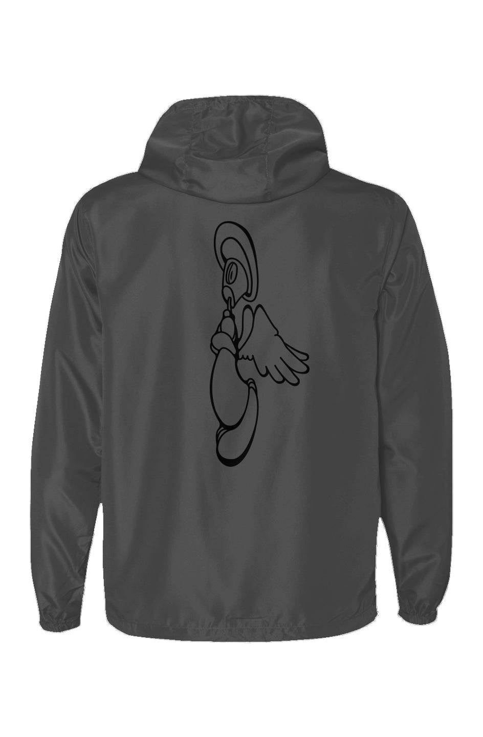 CWK Angel Can - Graphite Water Resistant Lightweight Windbreaker