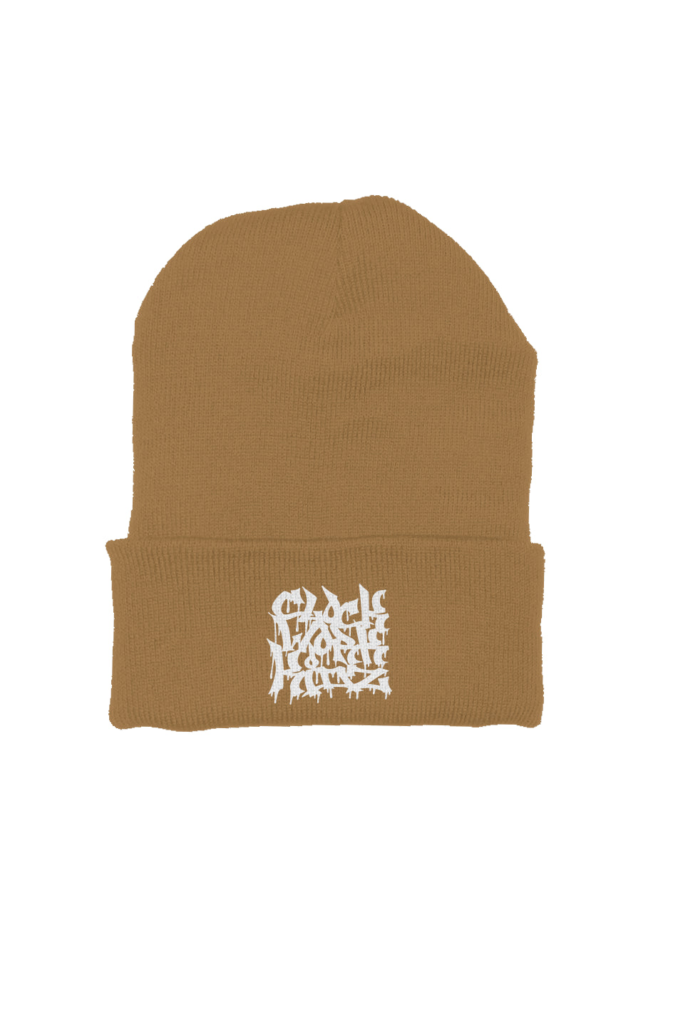CWK Block Tag - Camel Beanie