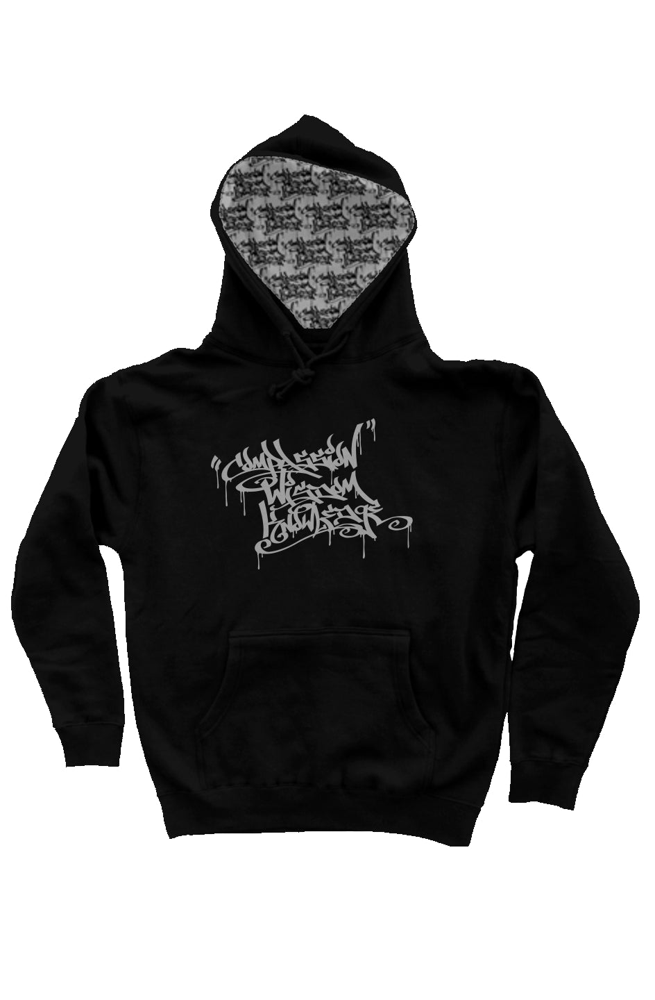 Turtle Owl V2 Black - independent pullover hoody