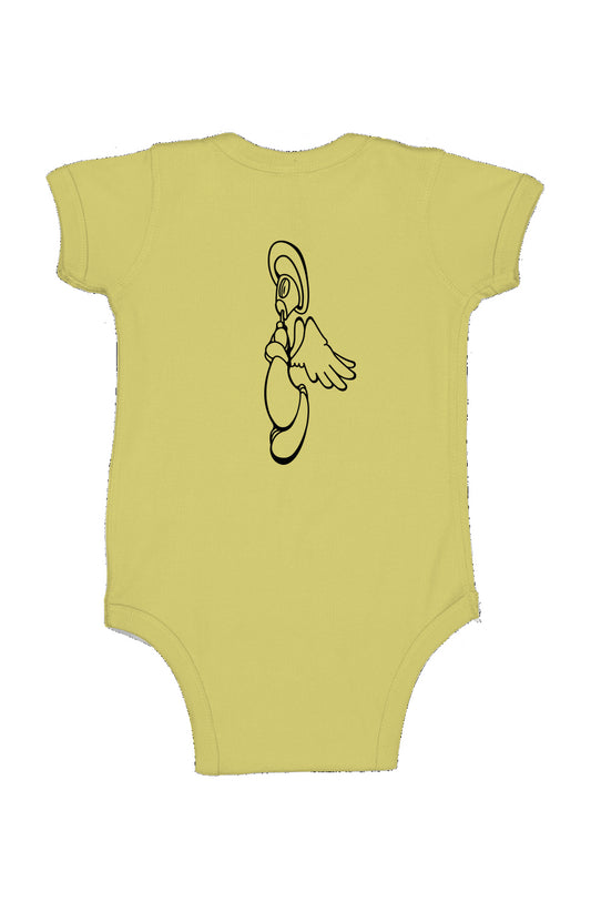 Schoolhouse Angel - Butter Infant Fine Jersey Bodysuit