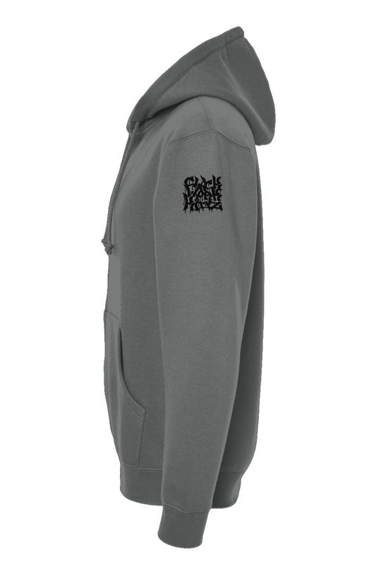 Turtle Owl - Charcoal Independent Zip Heavyweight Hoodie