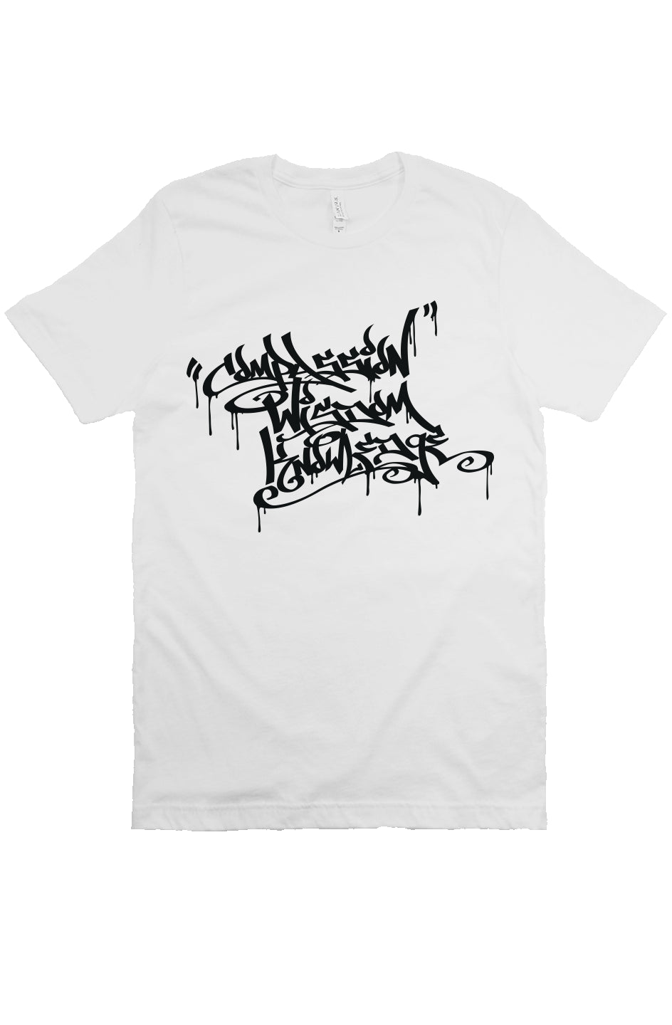 HandStyle T-Shirt | Compassion - White