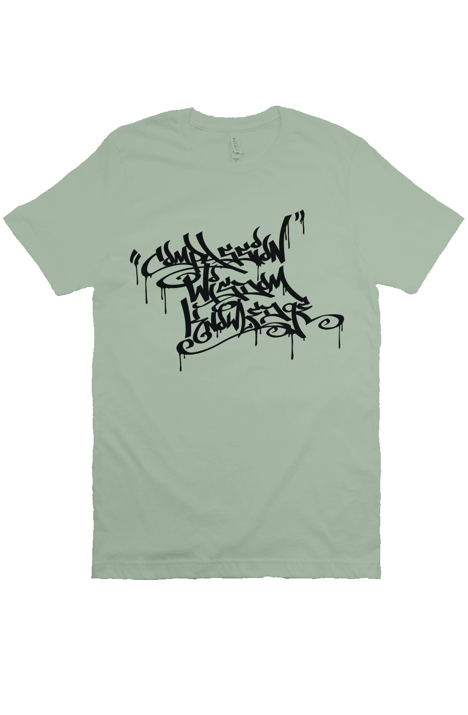 HandStyle T-Shirt | Compassion - Sage