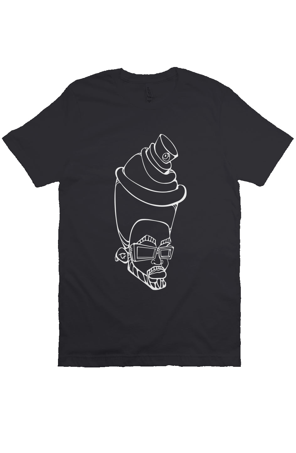 Graffiti T-Shirt | Can Head - Vintage Black