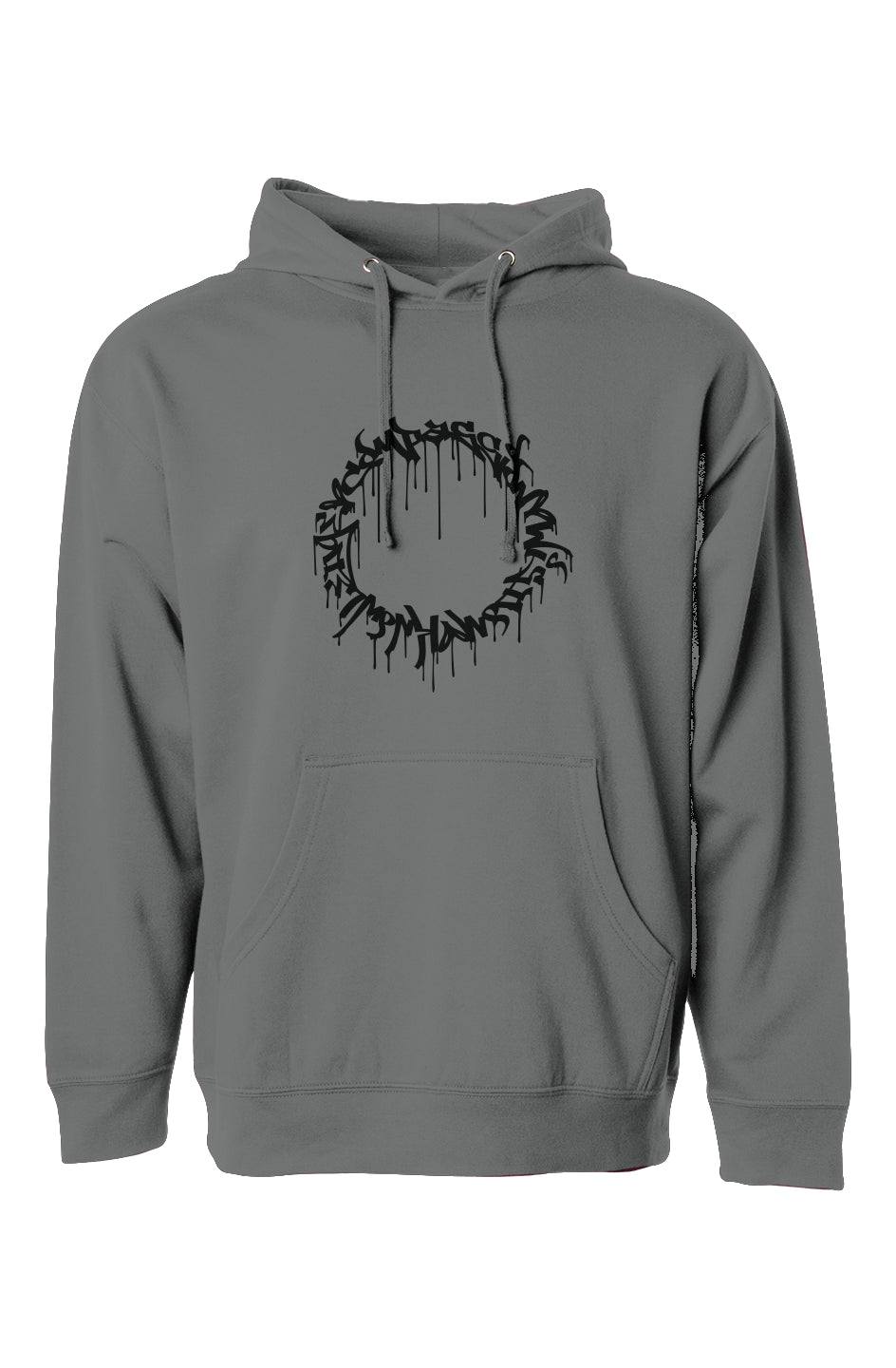 Compassion Crown of Thorns | Pullover Hoodie | Black Embroidered
