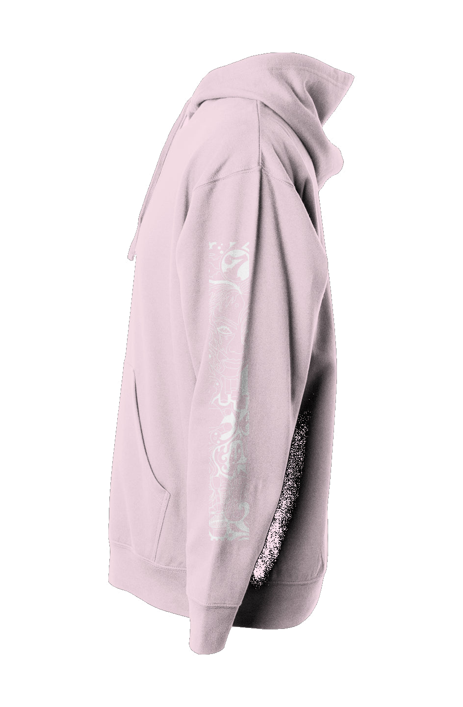 Compassion Crown of Thorns | Pullover Hoodie | White Embroidered