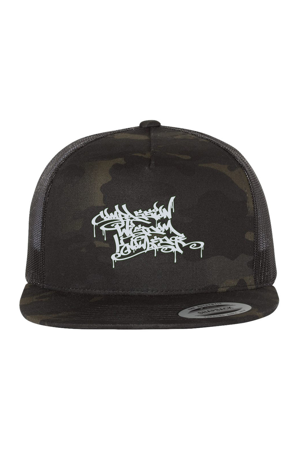 Multicam Black/ Black Trucker Cap