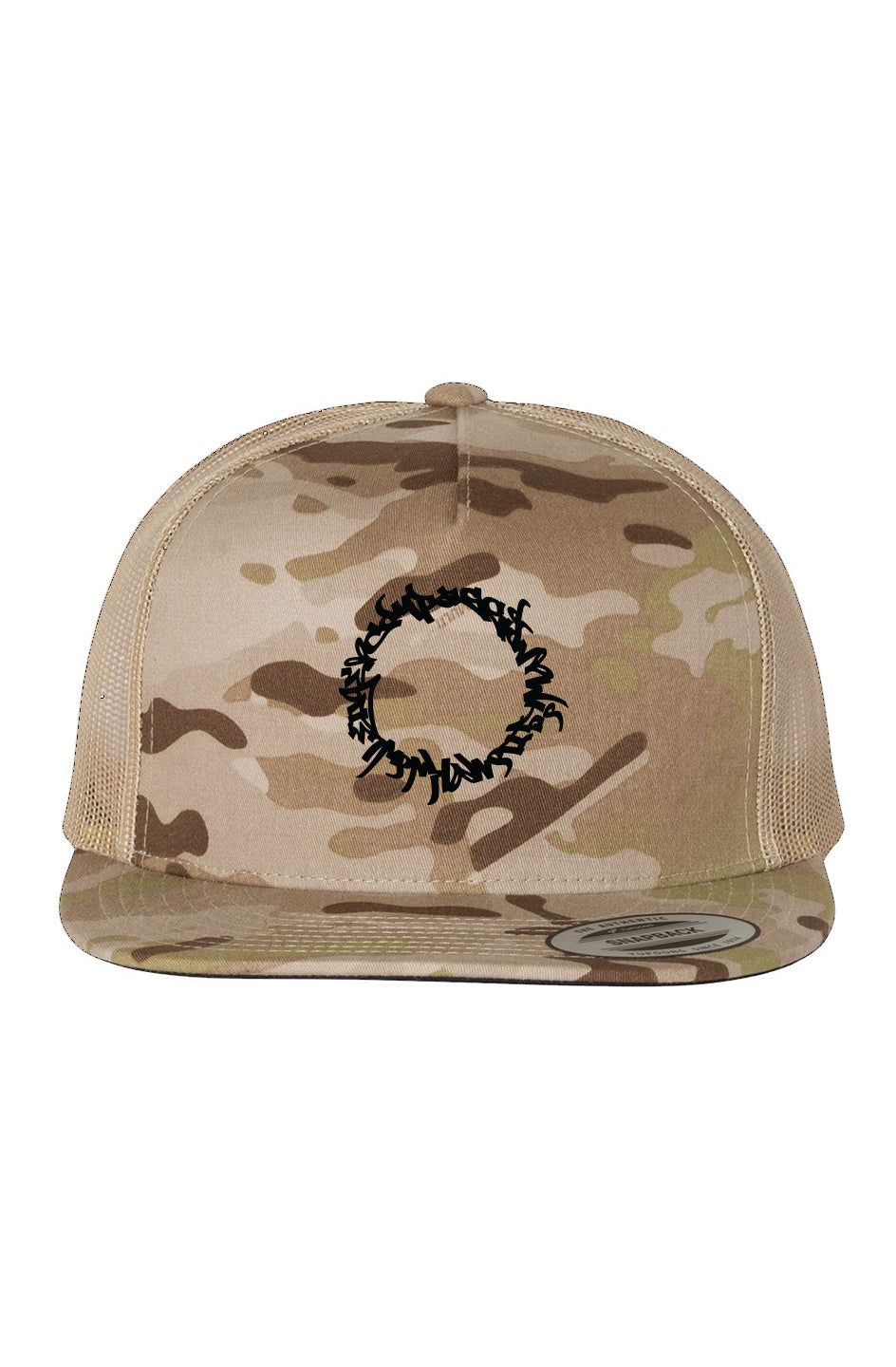 CWK Halo | Arid/Tan Camo Trucker | Black