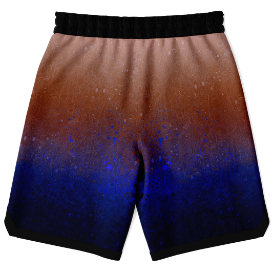 The Scene | AOP Basketball Shorts | Acid Sky