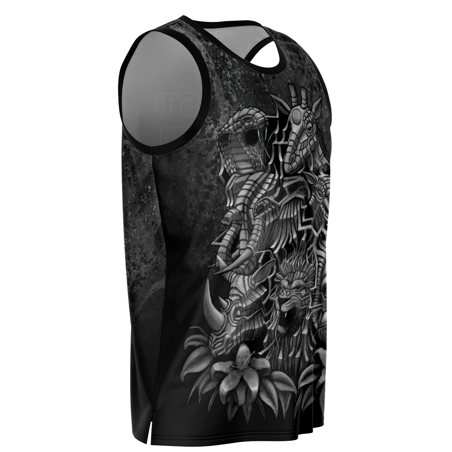 Animal Kingdom | Basketball Jersey | Gray Black