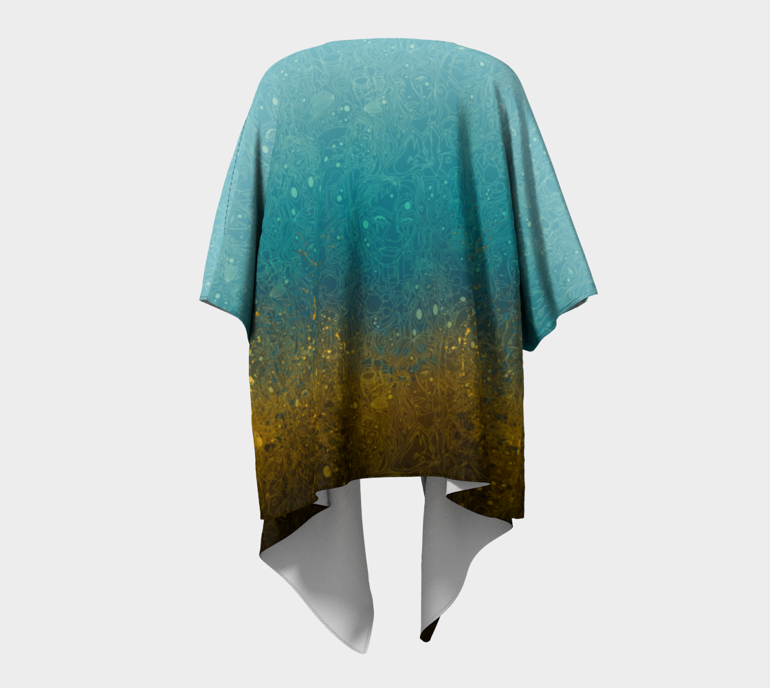 The Scene | AOP Kimono | Gold Patina