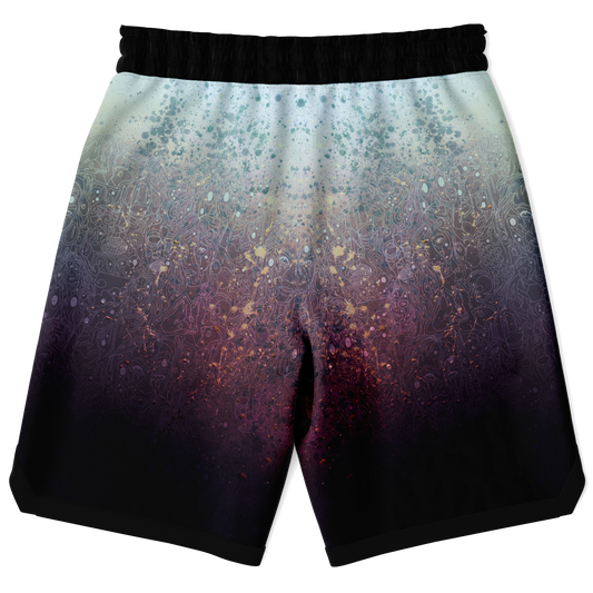 The Scene | AOP Basketball Shorts | Lavender Sky