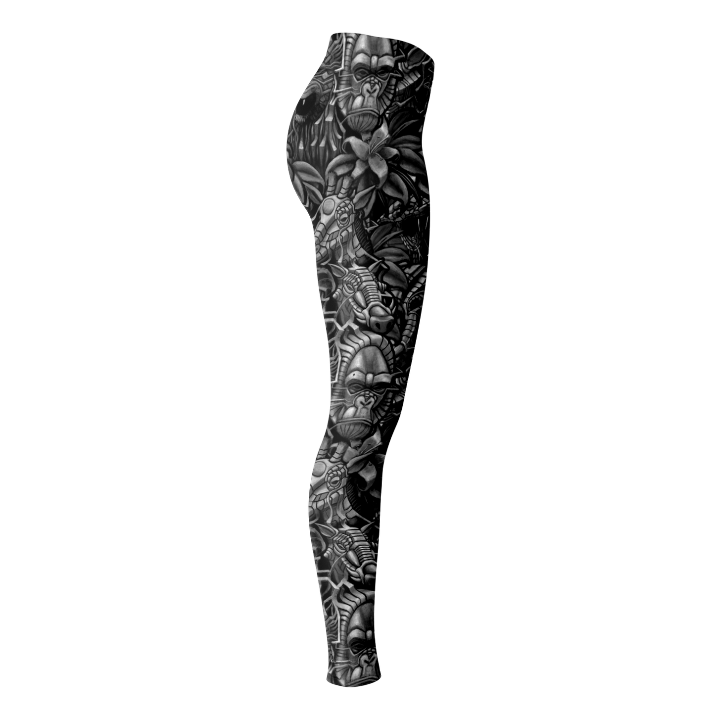 Animal Kingdom | Leggings | Gray Black