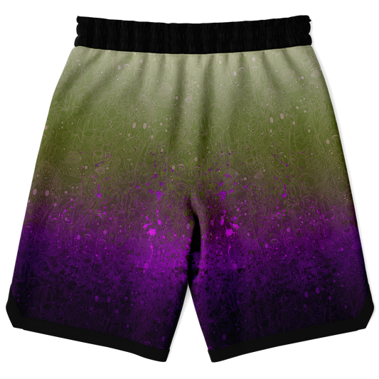 The Scene | AOP Basketball Shorts | Acid Rain