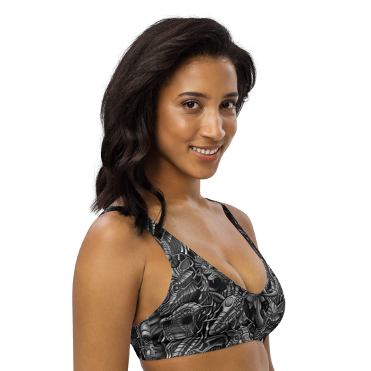 The Animal Kingdom: Recycled padded bikini top