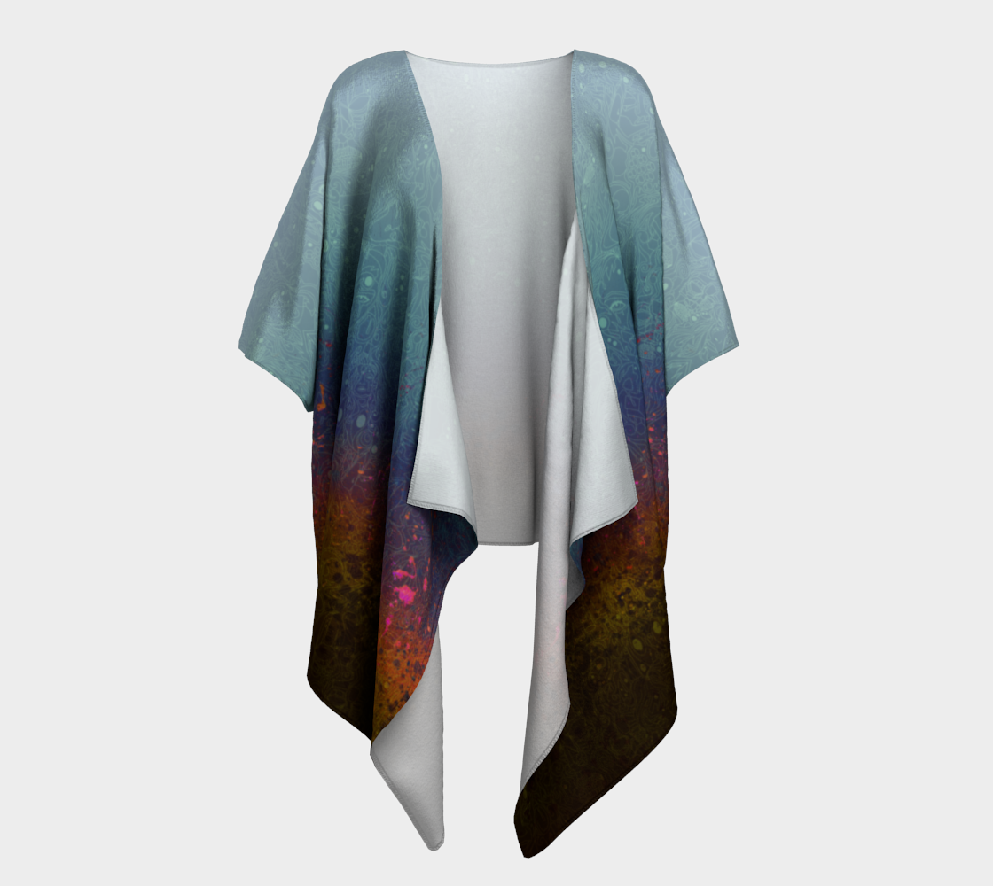 The Scene | AOP Kimono | Rainbow Patina