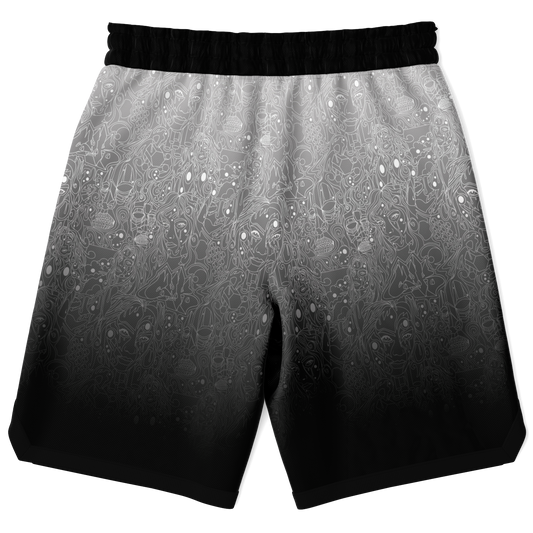 The Scene | AOP Basketball Shorts | Gray-Dient