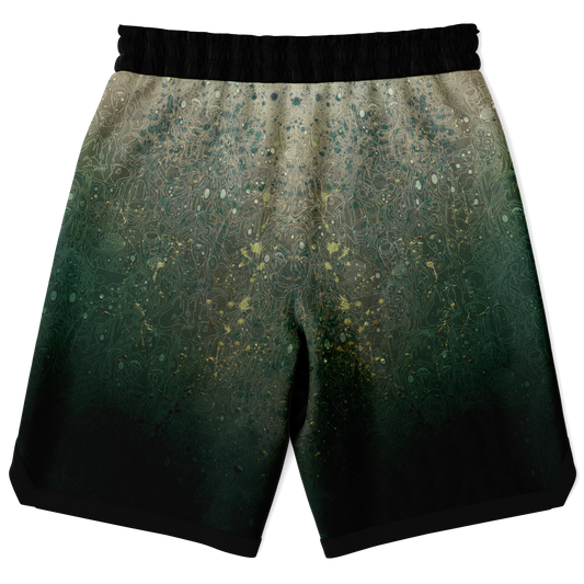 The Scene | AOP Basketball Shorts | Forest Sand