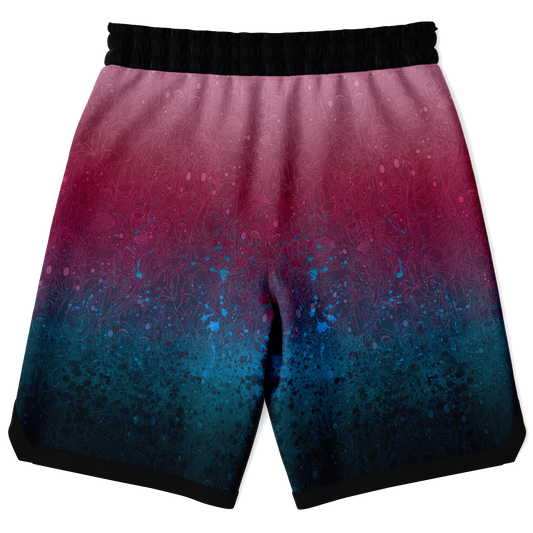 The Scene | AOP Basketball Shorts | Citric Acid