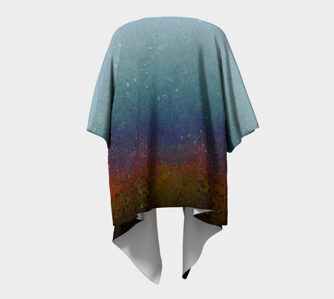 The Scene | AOP Kimono | Rainbow Patina