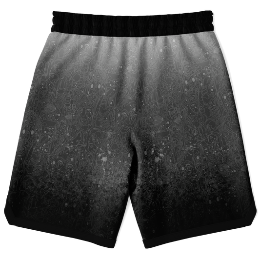 The Scene | AOP Basketball Shorts | Silver Patina