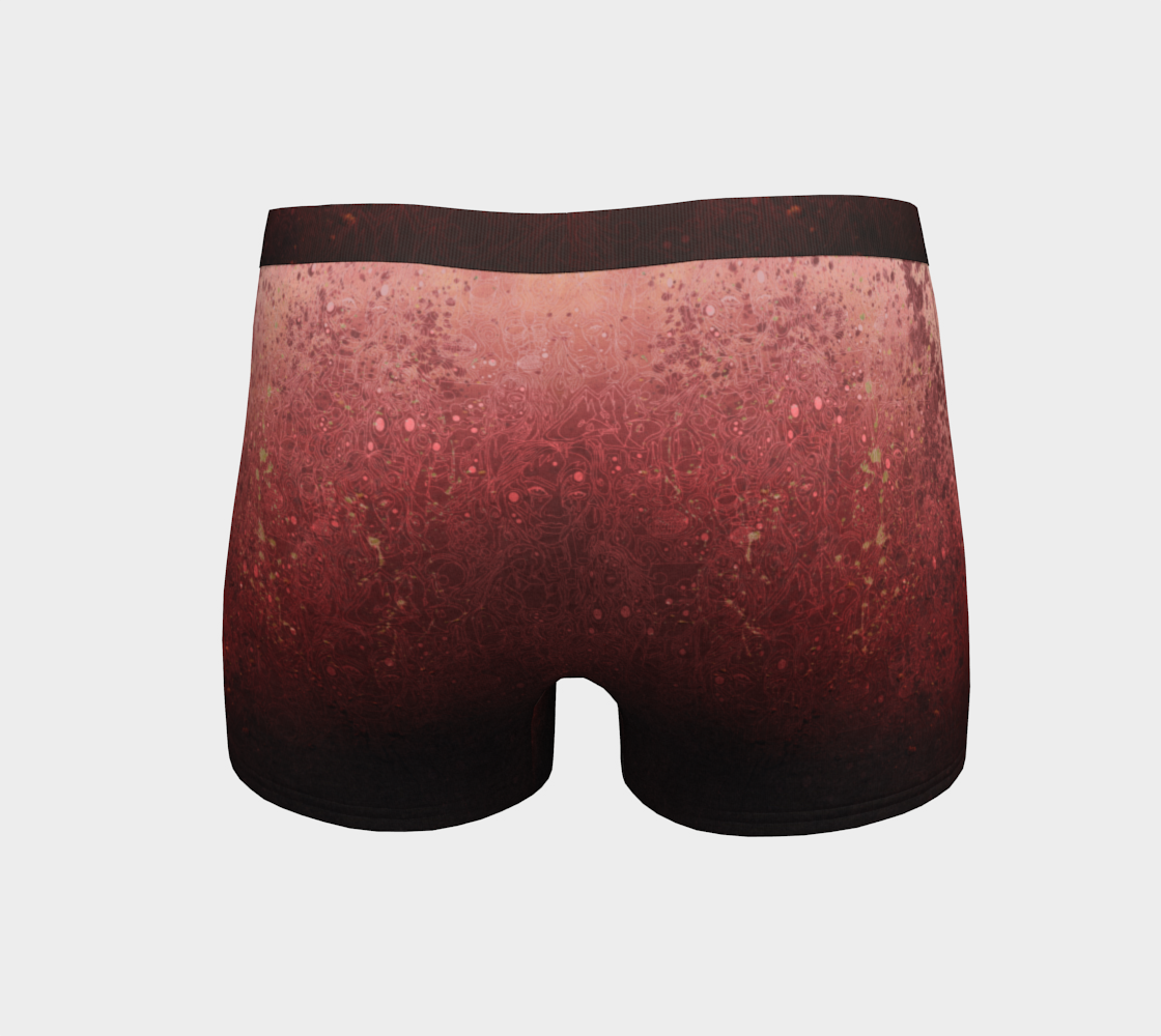 The Scene | AOP BoyShorts | Tomato Cream